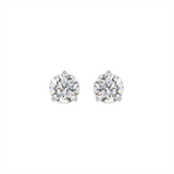 Classic & Contemporary 14K White Gold Lab Grown 4.0 Carats Diamond Stud Earrings