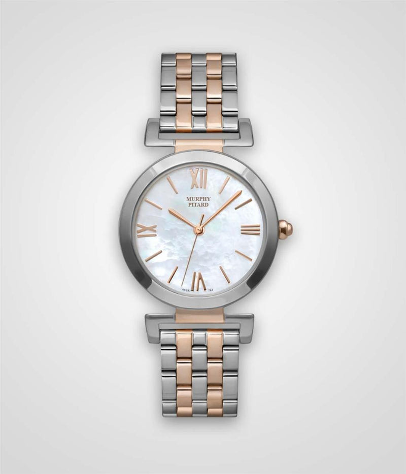 Murphy Pitard Signature Rosé Gold Plated & Stainless Steel Watch - Case Size 30.2 MM