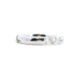 Elegant Diamond Bands 18K Gold White 1.00 Carats Diamond Anniversary Band