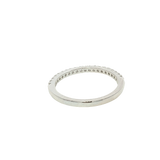 Elegant Diamond Bands 14K Gold White Anniversary 0.25 Carats Diamond Anniversary Band