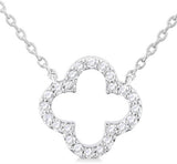 Elegant Diamond Necklaces 10K Gold White 0.12 Carats Diamond Drop Pendant Necklace - 18 Inch