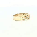 Elegant & Trendy 14K Yellow Gold 0.31 Carats Diamond Ring