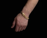 Yellow 14 Karat Gold Miami Cuban Bracelet