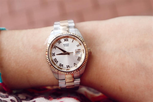 MPJ Two-Toned 30mm Stainless Steel Swiss Watch