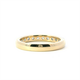 Elegant Diamond Bands 10K Gold Yellow Stackable 3/4 Carats Diamond Anniversary Band