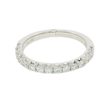 Elegant Diamond Bands 14K White Gold 0.50 Carat Lab Grown Diamond Band