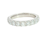 Elegant Diamond Bands 14K White Gold 1.30 Carats Lab Grown Diamond Band