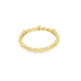 Elegant Diamond Bands 14K Yellow Gold Marquise Shape Bead &  0.04 Carats Diamond Band