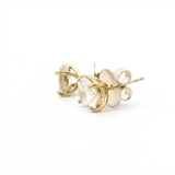 Classic & Contemporary 10K Gold Yellow 2.20 Carats Diamond 4-Prong Stud Earrings