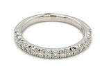 Elegant Diamond Bands 14K White Gold 0.35 Carats Diamond Anniversary Band