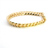 Classic Precious Metal Bracelet 14K Yellow Gold Curb Link Bracelet, 8 Inch
