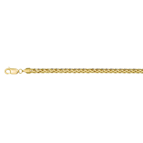 Yellow 14 Karat Gold Palm Link Bracelet