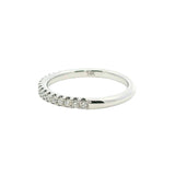 Elegant Diamond Bands 14K White Gold Anniversary 1/4 Carats Diamond Anniversary Band