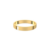 Yellow 10K Gold Comfort Fit Band