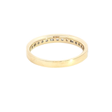 Elegant Diamond Bands 14K Gold Yellow Channel Set 0.17 Carats Diamond Anniversary Band