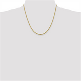 Yellow 10 Karat Gold 20 Inch Rope Chain