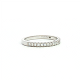 MPJ Exclusive Elegant Diamond Bands 14K Gold White Stackable 1/4 Carats Diamond Anniversary Band