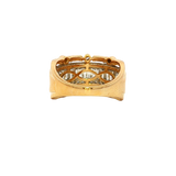 Elegant & Trendy 18K Yellow & White Gold Baguette & Round Cut 1.50 Carats Diamond Ring