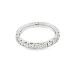 Elegant Diamond Bands 18K Gold Anniversary 1.69 Carats Diamond Eternity Band