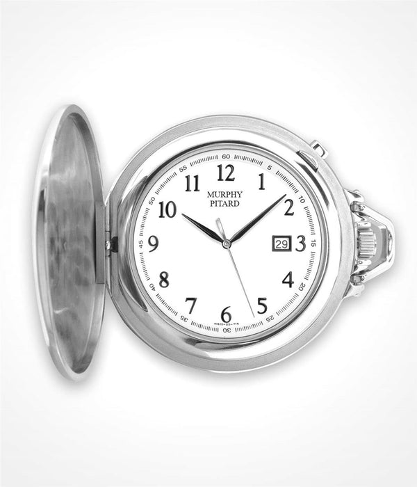 MPJ Stainless Steel 48mm Pocket Watch