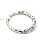White 14 Karat Gold 0.80 Carats Diamond Anniversary Band