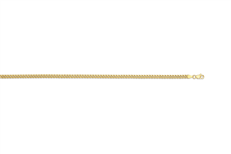 Yellow 10 Karat Gold Cuban Link Chain