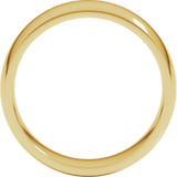 Yellow 10K Gold 7 MM Comfort Fit Band