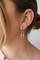 Classic & Contemporary 18K Yellow Gold 0.79 Carats Diamond Dangle Earrings