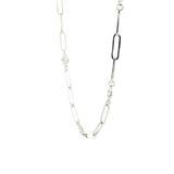 Elegant Diamond Necklaces 14K White Gold 0.98 Carats Diamond Station Necklace - 18 Inch