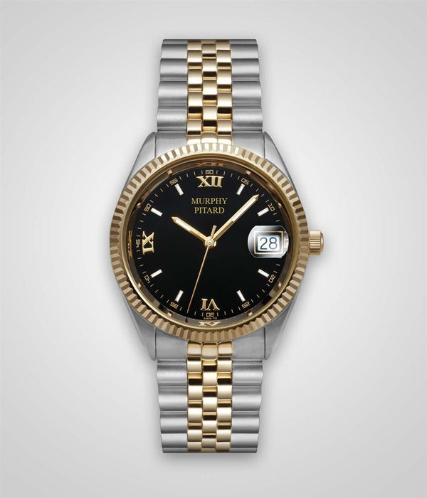 MPJ Two-Toned White & Yellow Gold Stainless Steel 35mm Dress Watch