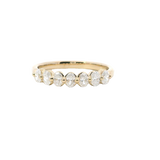 14K Yellow Gold Oval Cut 0.60 Carats Diamond Ring