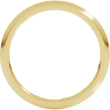 14K Yellow Gold Comfort Fit 1.5 MM Half Round Band