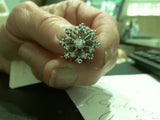 Elegant & Trendy 14K Gold Two-Toned 0.40 Carats Diamonds Accented Fashion Ring