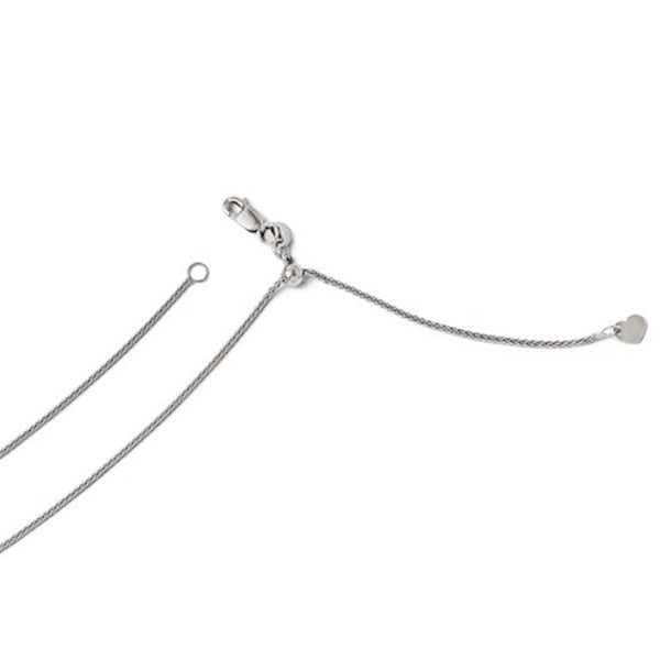 Elegant & Durable Designs 14K Gold 1.0mm White Wheat Chain, 22 Inch