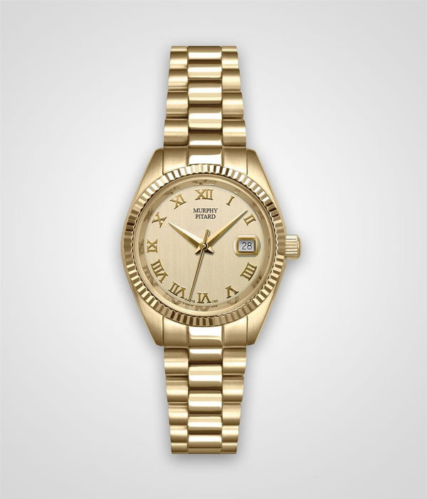 MPJ Yellow Stainless Steel 29mm Dress Watch