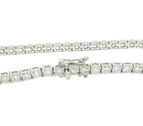 Sophisticated & Timeless Diamond Bracelets 14K White Gold 5.01 Carats Lab Grown Diamond Tennis Bracelet - 7 Inch