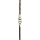 Sophisticated & Timeless Diamond Bracelets 14K Gold White Round Diamond Tennis Bracelet - 0.12 CTW, Size 7.5 Inch