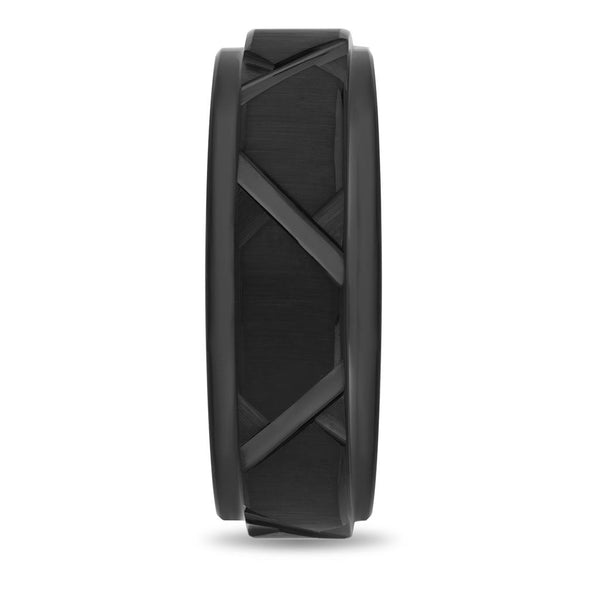 Black Tungsten 8 MM Comfort Fit Band