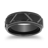 Black Tungsten 8 MM Comfort Fit Band