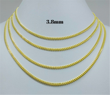 Yellow 10 Karat Gold Cuban Link Chain