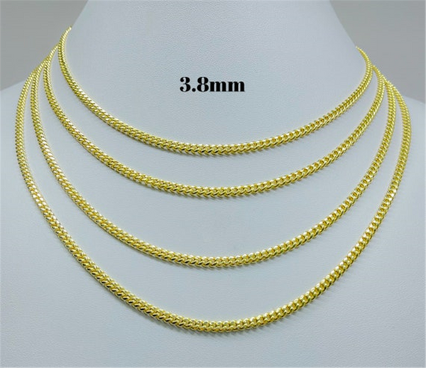 Yellow 10 Karat Gold Cuban Link Chain