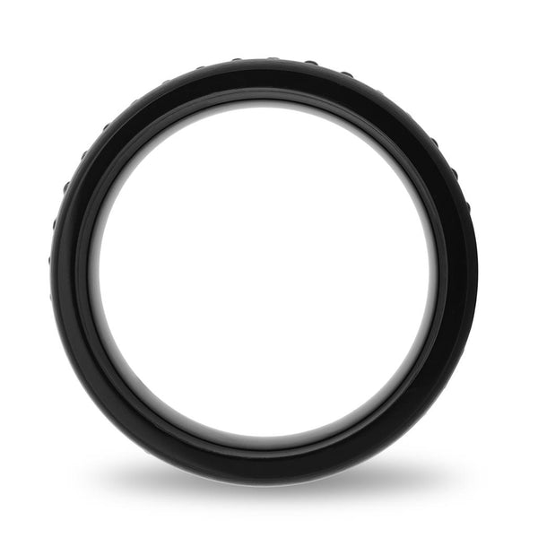 Black Tungsten 8 MM Dome Band