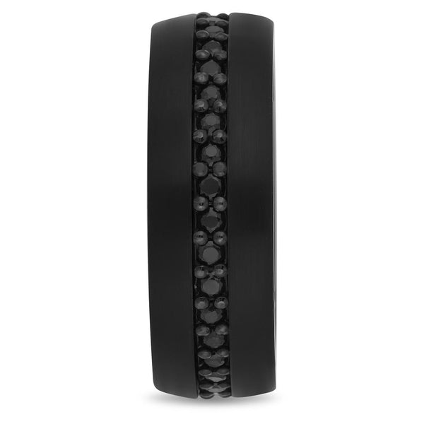 Black Tungsten 8 MM Dome Band