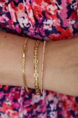 Sophisticated & Timeless Diamond Bracelets 14K Yellow Gold 0.14 Carats Diamond Flexible Bangle Bracelet - 6.75 Inch