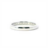 Elegant Diamond Bands 10K Gold White Stackable 1/2 Carats Diamond Anniversary Band