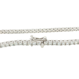 Sophisticated & Timeless Diamond Bracelets 14K White Gold 2.97 Carats Lab Grown Diamond Tennis Bracelet - 7 Inch