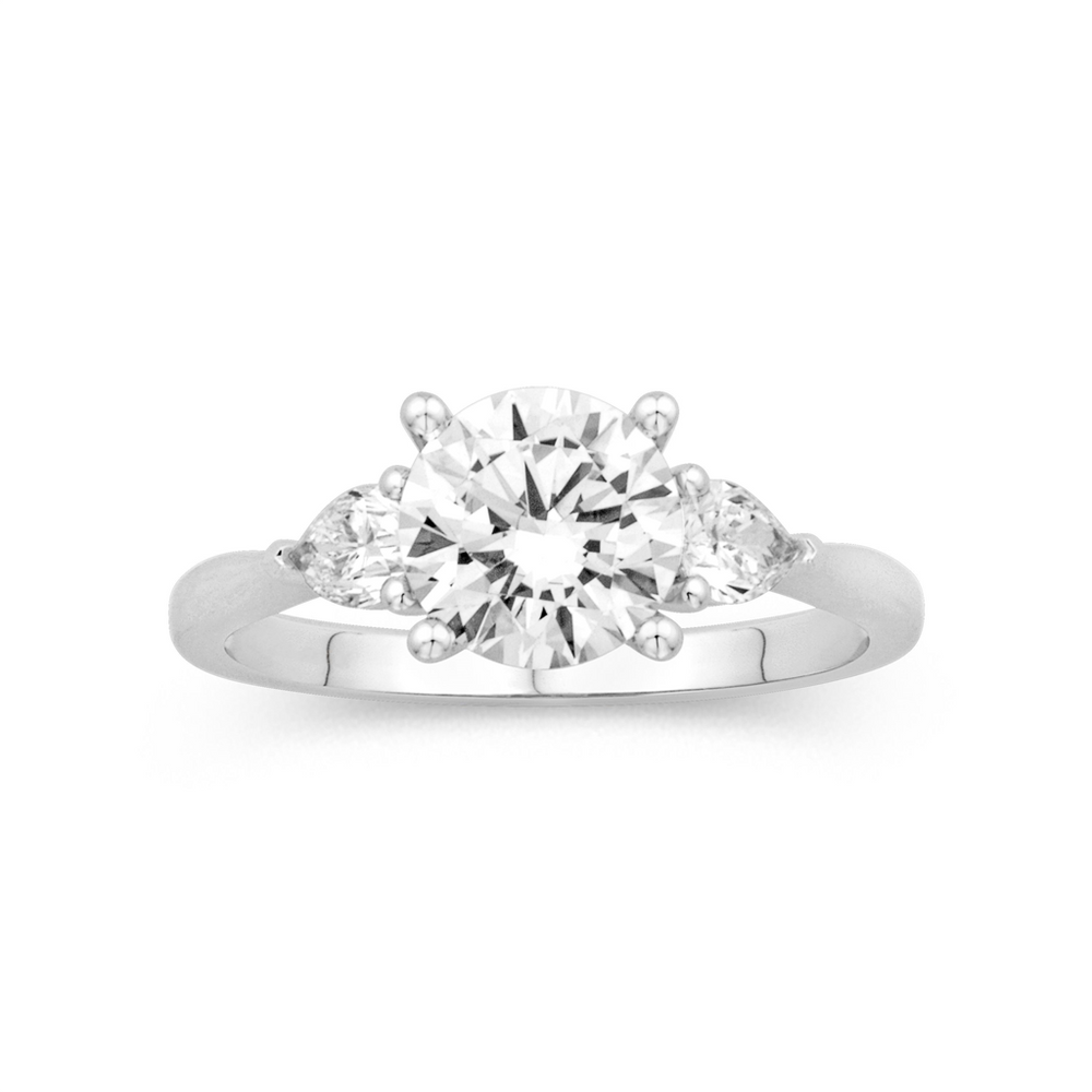 MPJ Exclusive White 14 Karat Gold .42 Carats Diamond Round  display picture 1