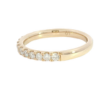 Elegant Diamond Bands 14K Yellow Gold 0.50 Carats Lab Grown Diamond Band