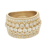 Elegant & Trendy 14K Yellow Gold 2.00 Carats Diamond Ring