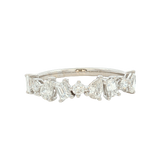 MPJ Exclusive White Gold 14K 0.73 Carats Diamond Scattter Band
